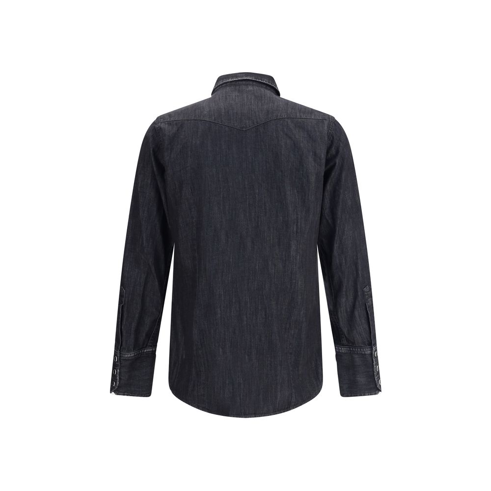 Dsquared² Black Denim Shirt